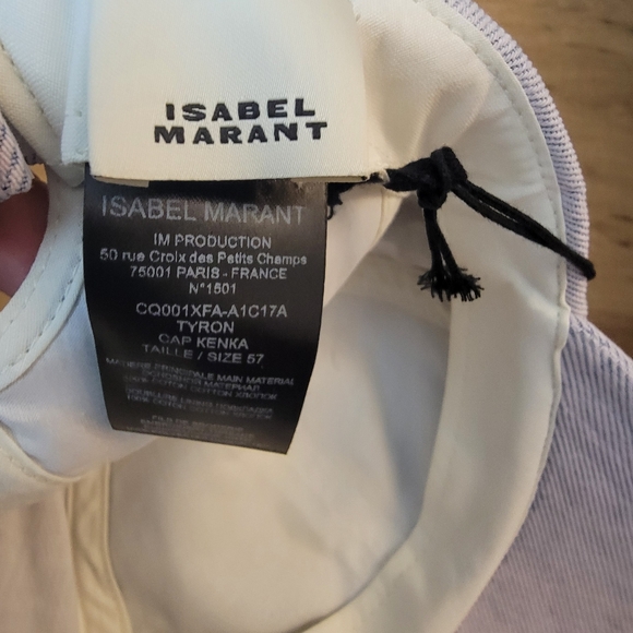 ISABEL MARANT Purple Tyron Denim Cap